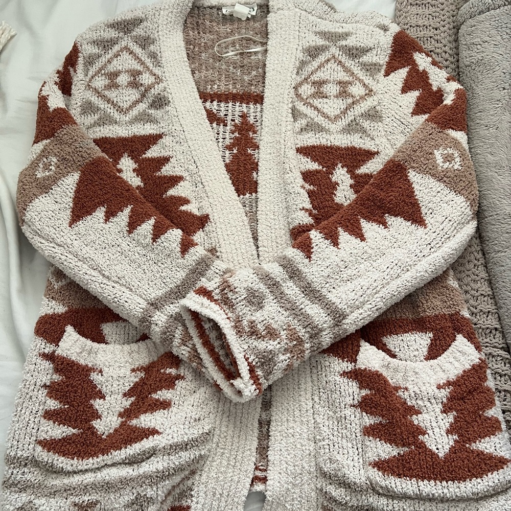 Tribal Sherpa cardigan